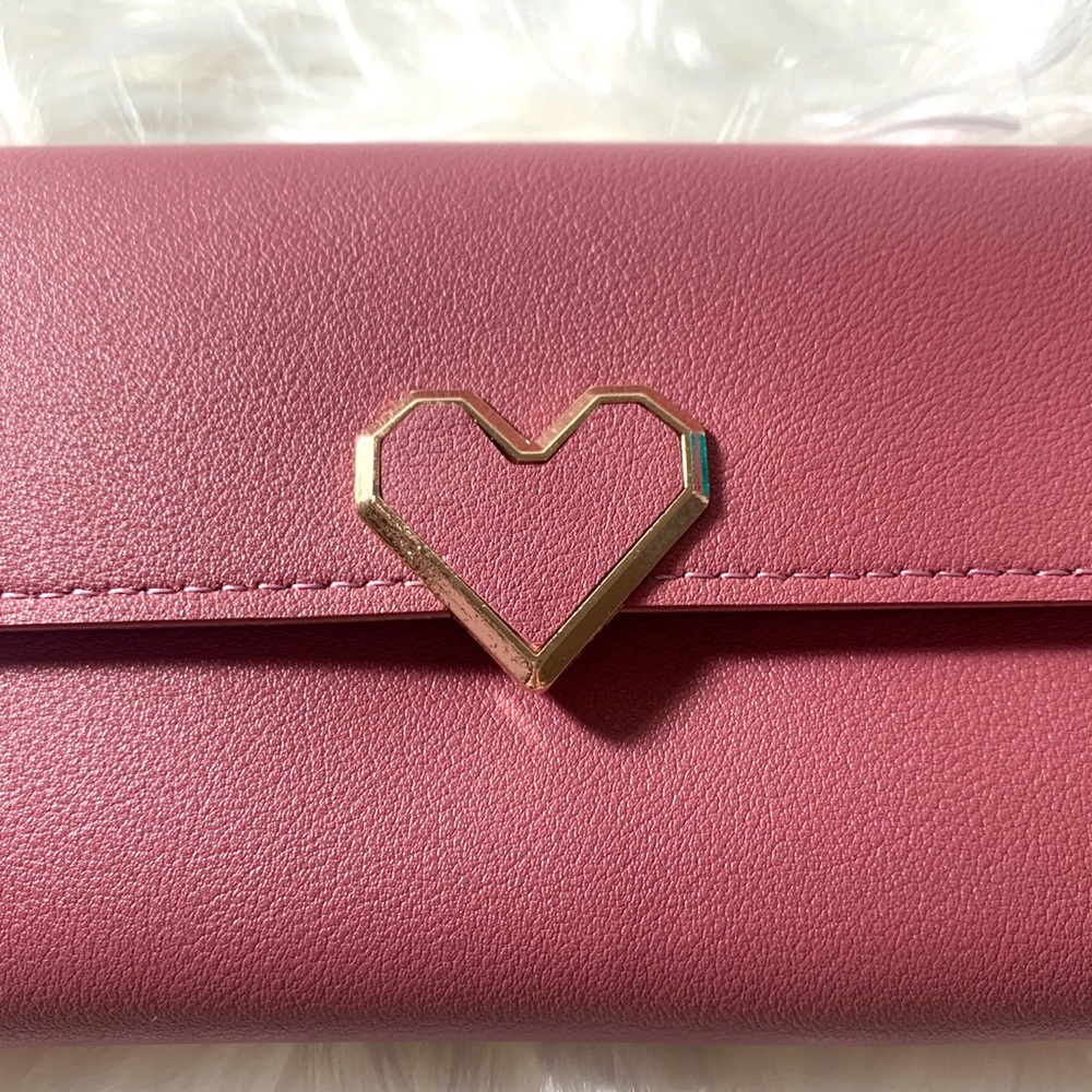 Pink Leather Wallet - Picture 6 of 6